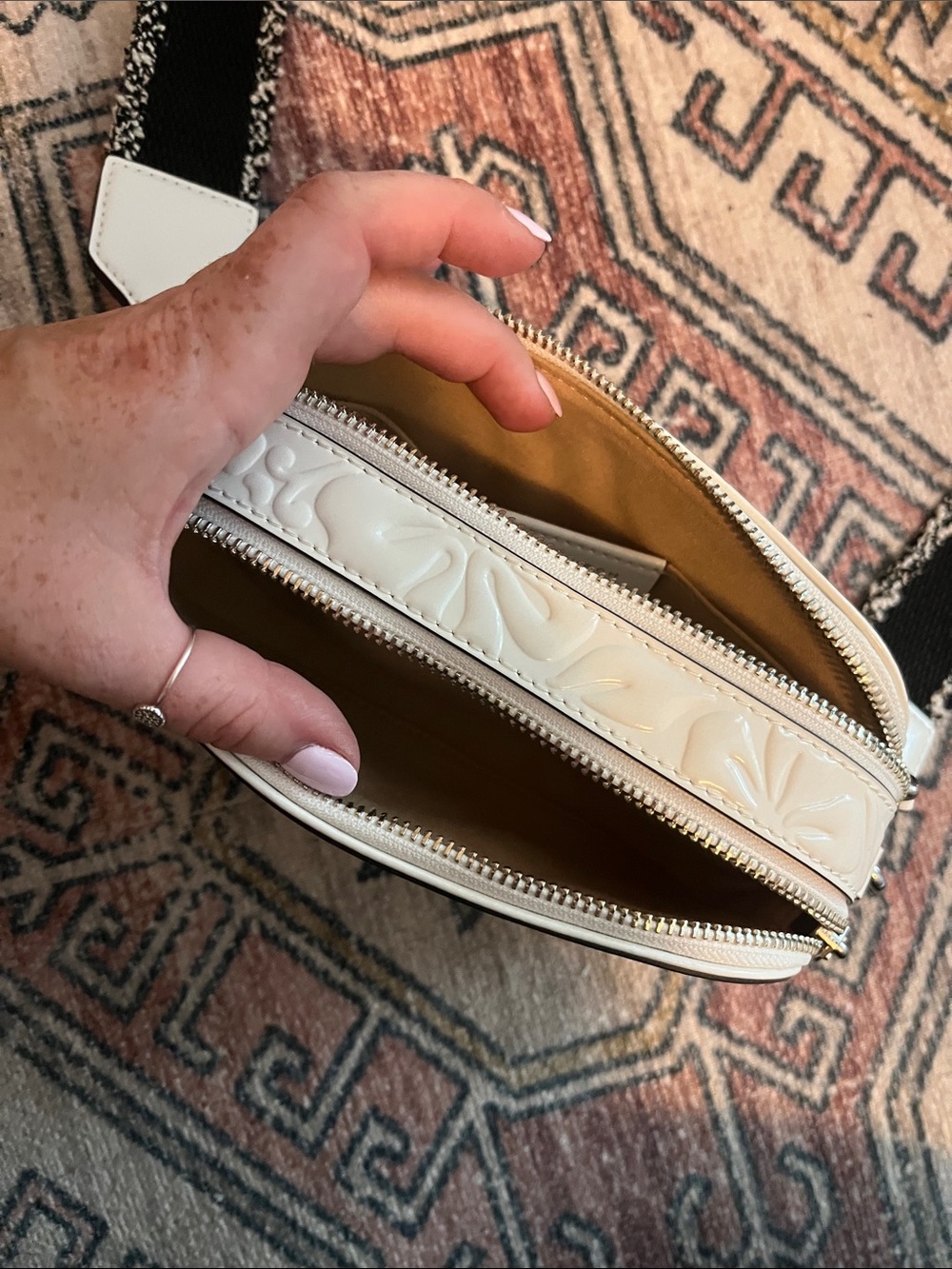 Tory Burch White Crossbody - Picture 3 of 4